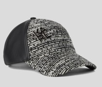 K/style Bouclé-kappe, Frau, Schwarz/multi