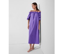 Schulterfreies Strandkleid Im Karl-stil, Frau, Leuchtend Violett