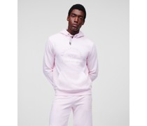 3d rue st. guillaume-logo-kapuzenpullover, Mann, Hellrosa