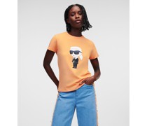 Karl Ikonik -t-shirt, Frau, Mock Orange