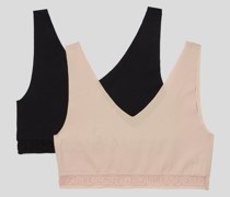Ultraleichtes Bralette mit Karl-logo - 2er-pack, Frau, Multi