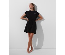 Karl Ikonik Strandkleid, Frau, Schwarz