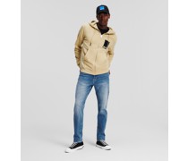 Klj slim-fit-jeans mit Taschen und Logo, Mann, mittelblau Gewaschen