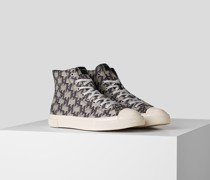 Kampus iii monogram Sneaker mit Hohem Schaft, Mann, Hellgrau/schwarz