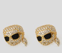 K/ikonik karl -pavé-ohrstecker, Frau, Gold