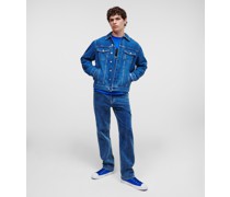 Kl Jeans, Klj Denimjacke mit Normaler Passform, Mann, Mid Blue