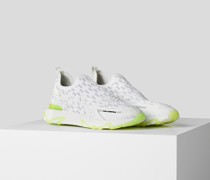 Blaze Pyro Tech-karl Sockenähnlicher Sneaker, Mann, Weiss/grün