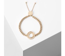 K/circle Archive Kettenarmband mit Logo, Frau, Gold