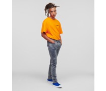 Kl Jeans, Slim-fit-jeans mit Klj-paint-logo, Mann, Gewaschenes Grau