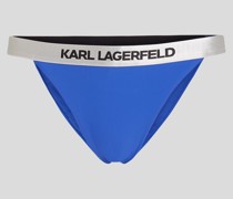Bikinihöschen mit Karl-logo, Frau, Blendend Blau