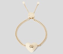 K/heart Armband mit Anhänger, Frau, Gold