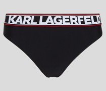 Bikini-höschen mit Karl-logo, Frau, Schwarz
