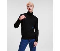 Klj Leichter Rollkragenpullover, Mann, Schwarz
