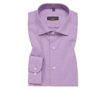 strukturiertes Langarmhemd SLIM FIT