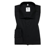 unifarbenes Popeline-Hemd SLIM FIT