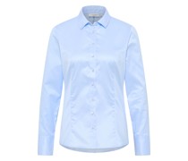 Cover Shirt Bluse in unifarben