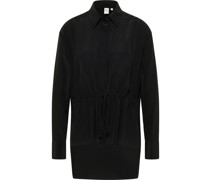 Bluse in unifarben