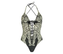 Aloha Padded Badeanzug in schwarz