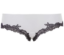 Baltimora Panty in Off-Weiß mit navyfarbener Spitze