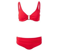 Bel Air Bügel Bikini Red Ribbed