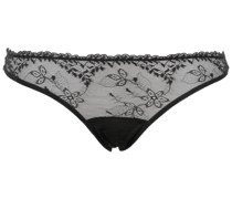 Acapulco String aus Spitze in Schwarz