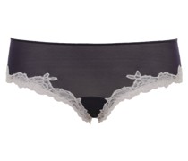 Baltimora Panty in Navy mit puderfarbener Spitze