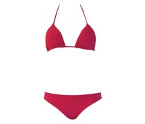 Gefütterter Triangle Bikini in Fuchsia