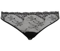 Atlanta Slip aus Spitze in Schwarz