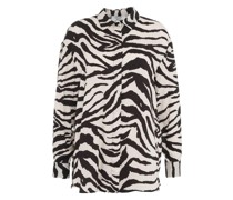 Bluse mit Zebra-Print