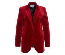 Einreiher Blazer in Samt
