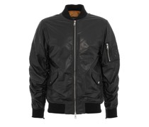 Bomber in Leder