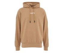Hoodie mit Logostickerei