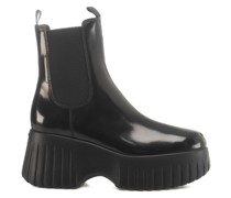 Wedge Chelsea Boots "H-Stripes"