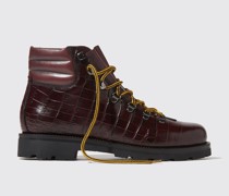 Catherine Burgundy Croco