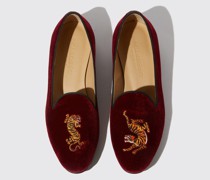 Becky Burgundy Velvet