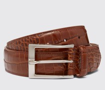 Cintura Marrone Cocco Classica
