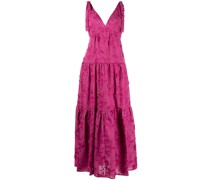 Spitzenkleid mit Blumenmuster - Rosa