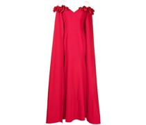 Schulterfreies Abendkleid - Rot