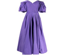 Kleid mit Herzausschnitt - Violett