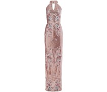 Abendkleid mit Pailletten - Gold