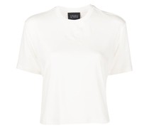 Dominique Cropped-T-Shirt - Weiß