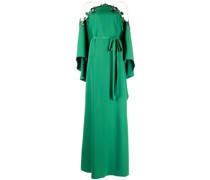 Abendkleid mit Perlen - Grün