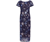 Midikleid mit Print - Blau
