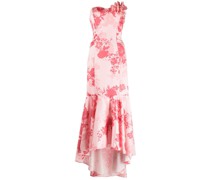 Kleid mit Blumen-Print - Rosa