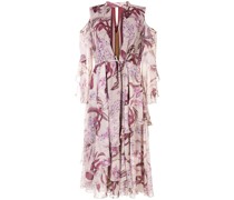 Kleid mit Cut-Outs - Nude