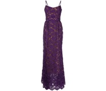 Ärmelloses Abendkleid - Violett