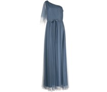 One-Shoulder-Kleid - Blau