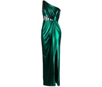 Kleid mit asymmetrischem Schnitt - Grün