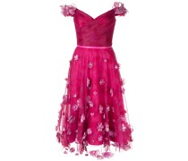 Schulterfreies Kleid - Rosa