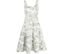 Elowen Kleid mit grafischem Print - Weiß